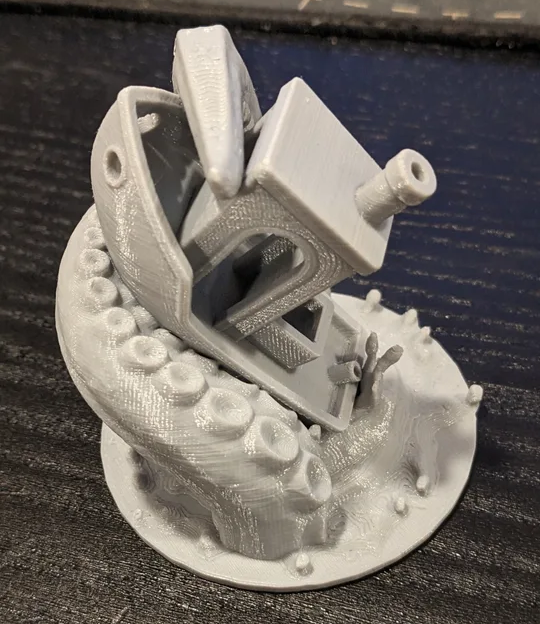 Benchy (Kraken Attack Edition) 3D print recommendation