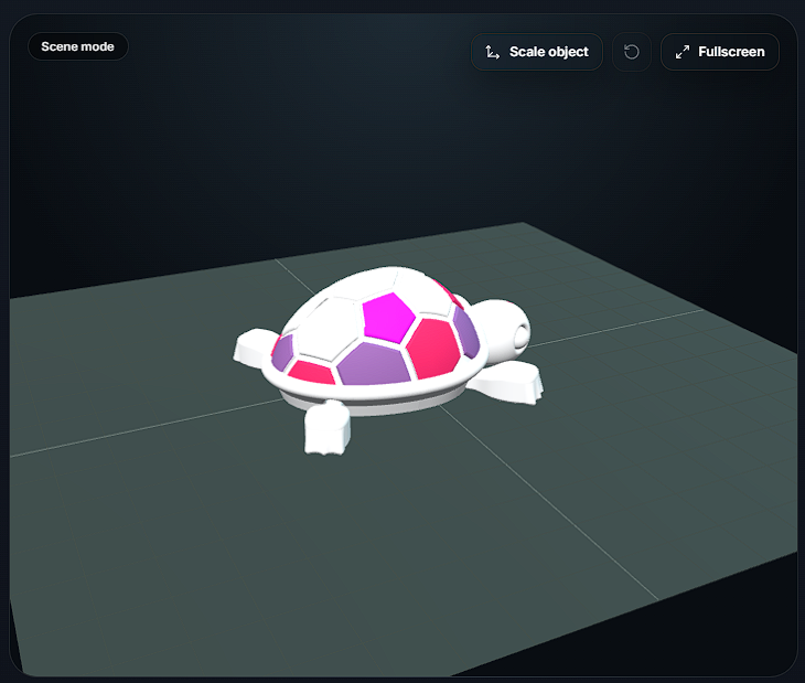 Still working on full color articulated turtle 3d print