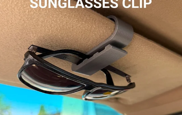 Car Visor Sunglasses Clip 3D print recommendation