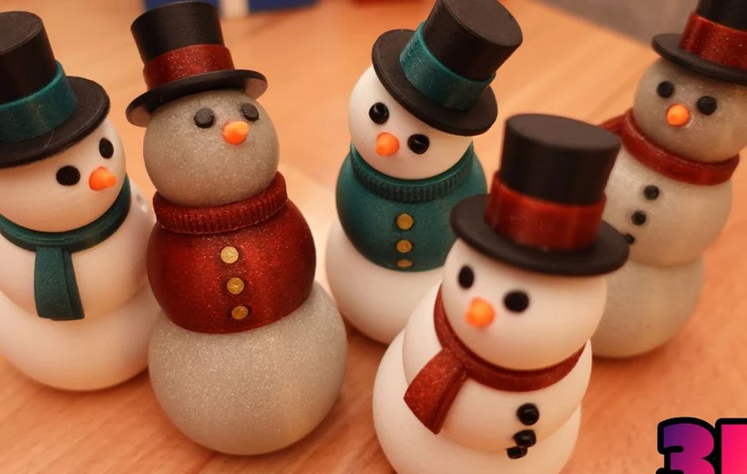 Articulated Snowman Fidget