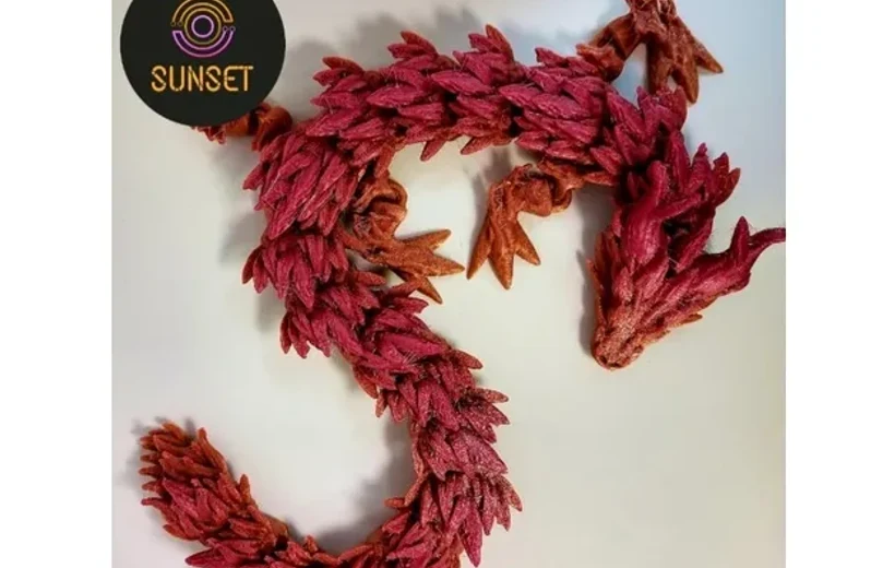 ARTICULATED poison DRAGON flexible