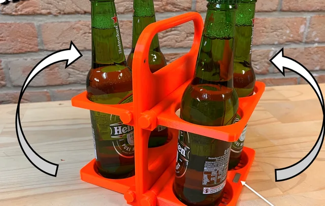 Foldable Drinks Carrier 3D print recommendation