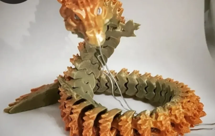 Articulated Spirit Dragon_ Dragon_No Support_Easy Output_Print at once