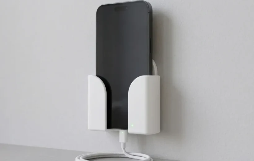 Modern Wall-Mounted Mobile Holder