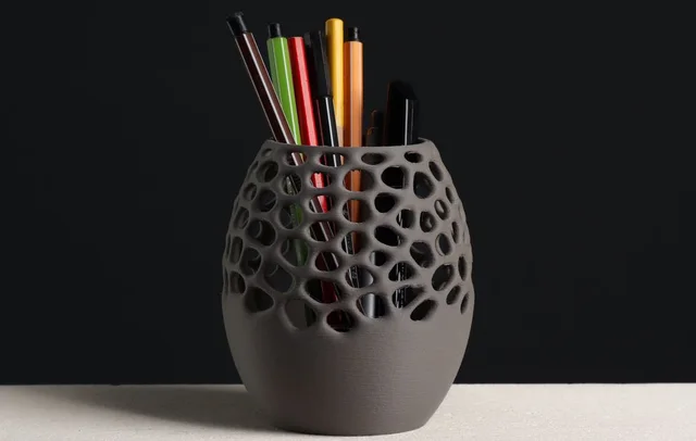 Voronoi Pencil Holder Cup, Office Desk Organizer 3D print recommendation