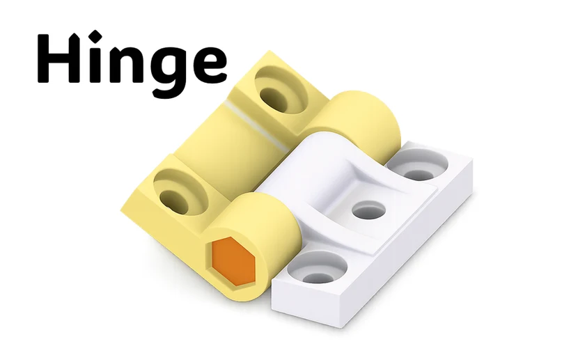 Hinge | easy to print by Silly Filly