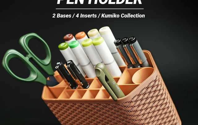 Asanoha Pen Holder - Desk Organizer 3D print recommendation
