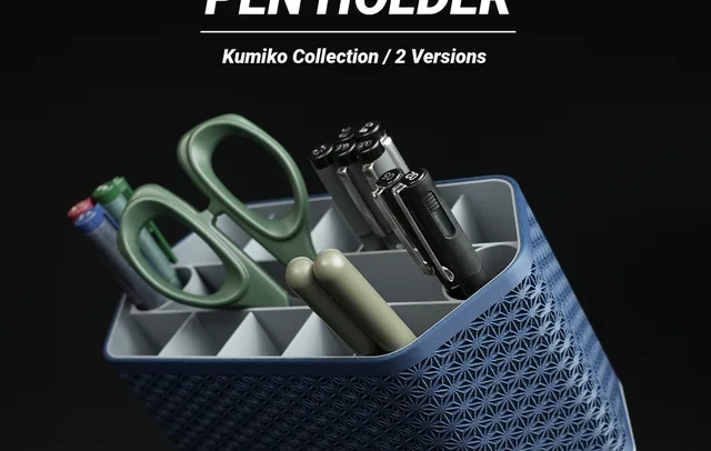 Kumiko Pen Holder - Desk Organizer 3D print recommendation