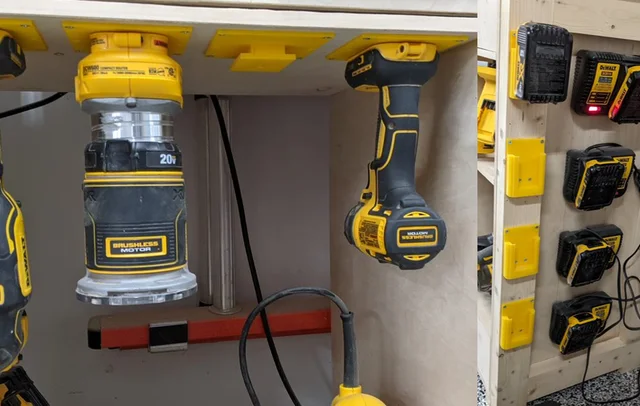 Dewalt Tool and Battery Holders 3D print recommendation