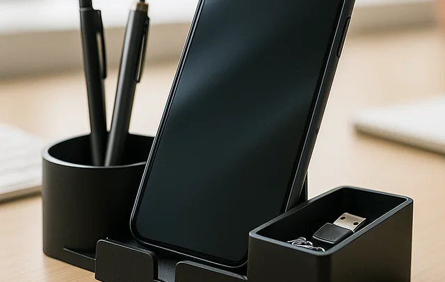 Deskmate – Modular Desk Organizer (Phone, Pens, USB, Paper Clips) 3D print recommendation
