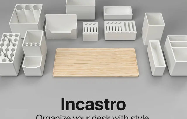 Incastro. Desk organizer. 3D print recommendation